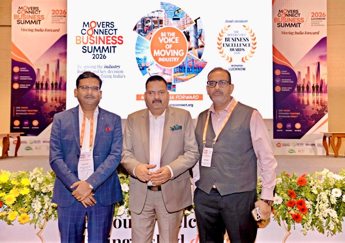 RakeshMishra-AnoopMishra-MukeshBahadursingh at Movers Connect Business Summit 2026 Lucknow